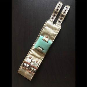 Leather Rock Band bracelet